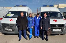 Георгиевский округ получил от краевого правительства две новые машины скорой помощи 
