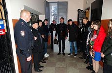 Студенты юридического факультета посетили Отдел МВД России по Георгиевскому городскому округу