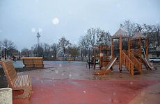 Завершен первый этап строительства парка Дружбы на улице Батакской