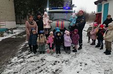 Георгиевские спасатели провели занятие в детском саду