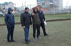 В селе Краснокумском Георгиевского горокруга началась реконструкция стадиона по программе «Местные инициативы» 