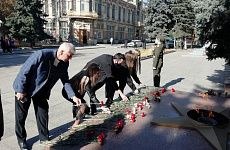 Память защитников Кавказа почтили в Георгиевском городском округе