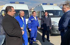 Георгиевский округ получил от краевого правительства две новые машины скорой помощи 