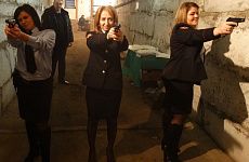    В Георгиевске прошли соревнования по стрельбе среди сотрудниц полиции