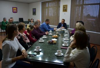 Глава Георгиевского городского округа Андрей Зайцев встретился с членами семей мобилизованных
