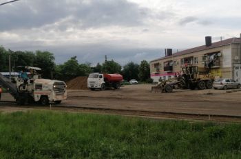 В станице Лысогорской начался ремонт дорог