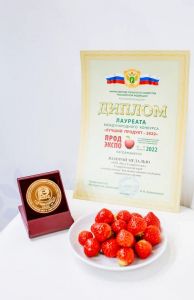 Клубника из Предгорья победила в международном конкурсе «Лучший продукт-2022»