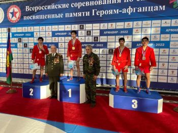 Максим Ханян – призер Всероссийского турнира по самбо 