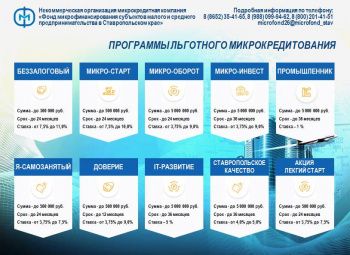 Ставропольский краевой фонд микрофинансирования – «скорая помощь» малому бизнесу