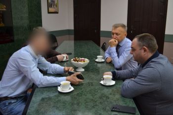 Глава Георгиевского округа встретился с участником СВО
