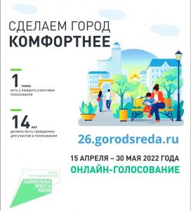 21554 жителя Георгиевского округа проголосовали за объекты благоустройства 