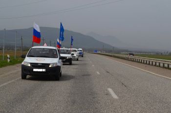 В Георгиевском округе состоялся краевой автопробег «Эх, путь – дорожка фронтовая»
