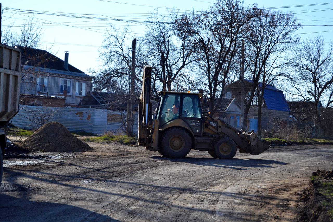 Улица Воровского в стадии ремонта