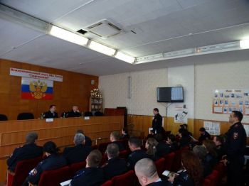 В отделе полиции Георгиевского городского округа подвели итоги работы за 2018 год