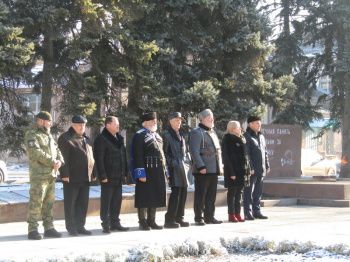 У мемориала «Огонь Вечной Славы» состоялся митинг, посвящённый 76-ой годовщине освобождения города  от фашистских захватчиков