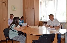 Глава Георгиевского округа Андрей Зайцев провел прием граждан 