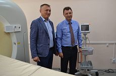 В Георгиевской районной больнице открыли новый компьютерный томограф
