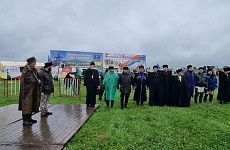 В округе прошёл фестиваль традиционной казачьей воинской культуры «Георгиевская Казарла»
