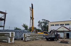 Продолжается строительство ФОКа в селе Краснокумском