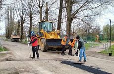 Ямочный ремонт на дорогах Георгиевского округа завершат к 1 июня 