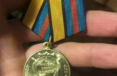Мобилизованный житель станицы Александрийской награжден медалью «За укрепление боевого содружества»