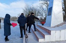 В селе Новозаведенном отметили 80-летие освобождения от фашистской оккупации
