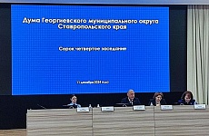 Бюджет Георгиевского муниципального округа на 2025 год и плановый период 2026 и 2027 годов утвержден 