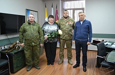Георгиевскому бойцу вручили медаль «За храбрость»