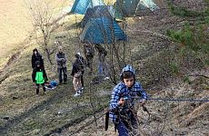 Юные экологи совершили трехдневный поход по Березовскому ущелью
