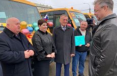 Новый автобус в школу Георгиевского округа!